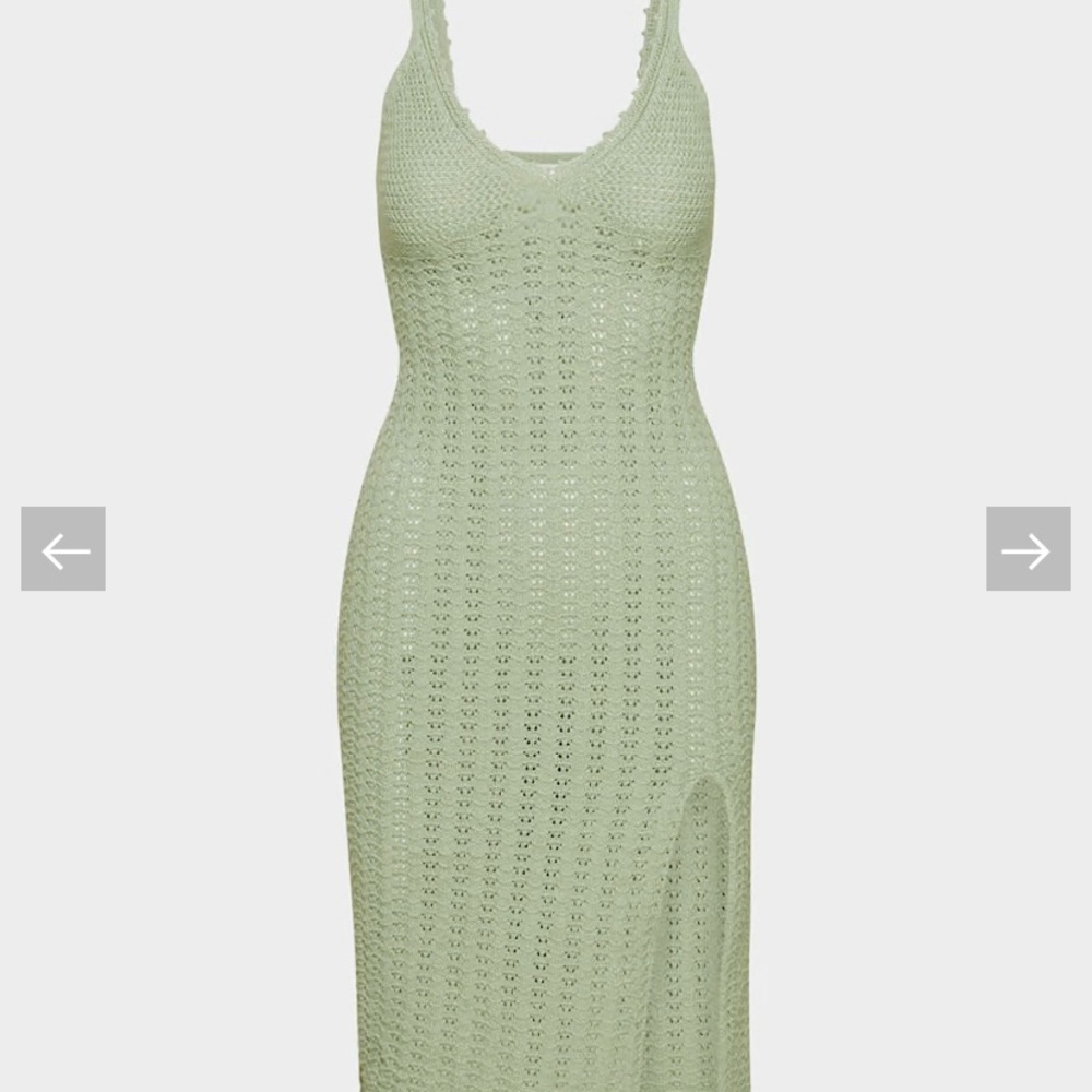 Aritzia Wilfred Evie Midi Dress (sage green)